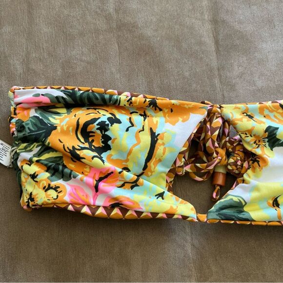NEW Maaji KALEIDOSCOPE Reversible Bandeau Bikini Top Size Medium - Picture 7 of 9